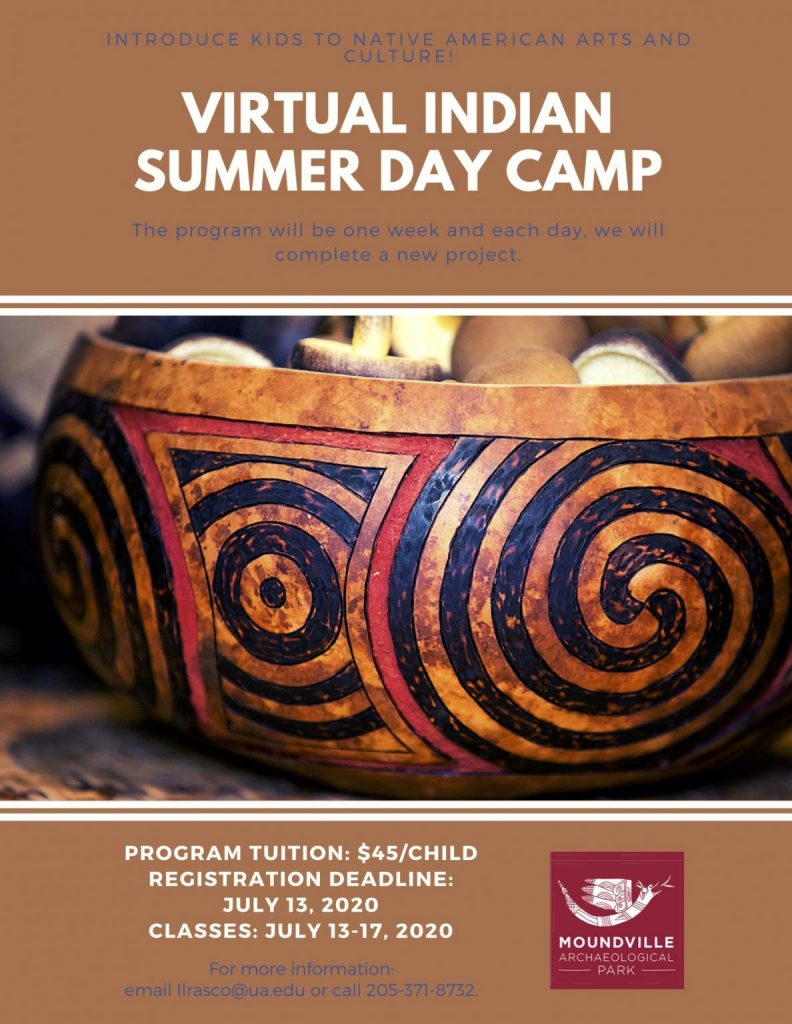 Virtual Indian Summer Day Camp event flyer
